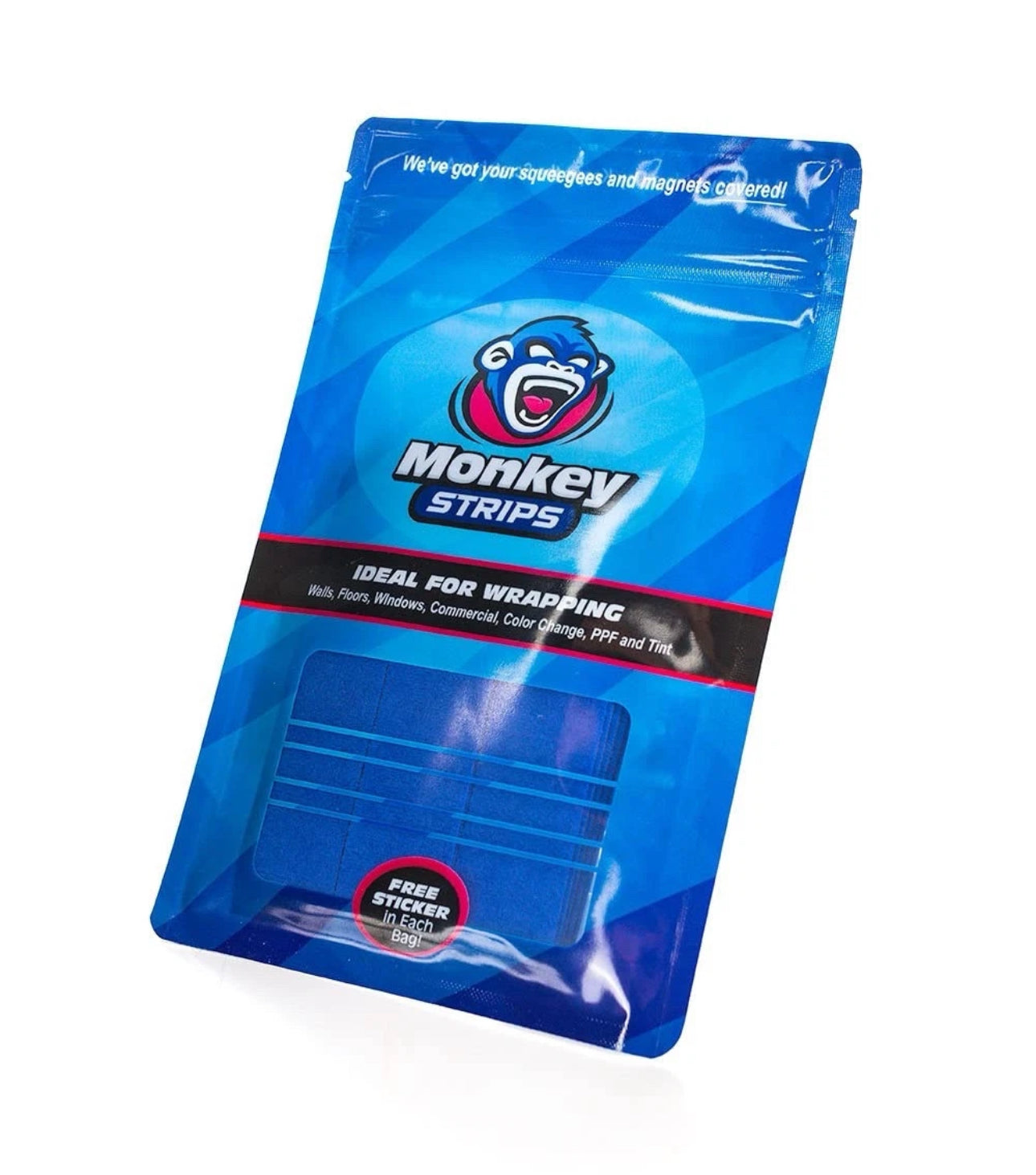 Squeegee Buffers, Felt Monkey Strips 25pk